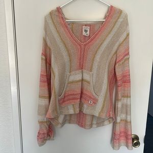 Billabong Beach Hooded Sweater. Size Medium.